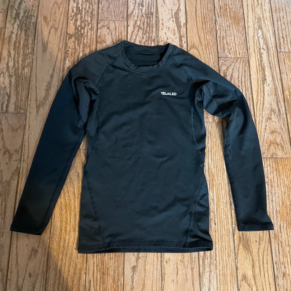 Young Boy's Cold Weather Long Sleeved Athletic T-Shirt